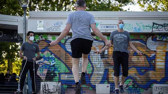 Telediario 1 - Desescalada: Madrid y el área metropolitana de Barcelona no piden avanzar a Fase 3