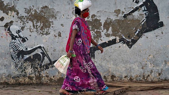 Telediario 1 - Récord de casos en la India