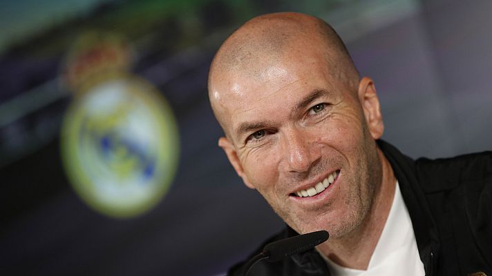 Telediario 1 - Zidane: "El Di Stéfano es nuestro estadio. Nos adaptamos a lo que toca"