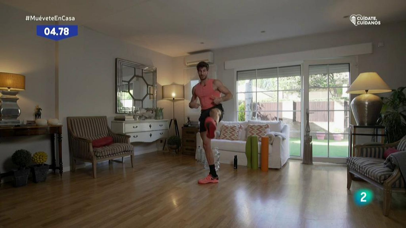 Muévete en casa - Bloque 1: Trabajo cardiovascular, subiendo de intensidad poco a poco