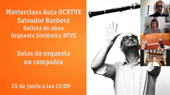 Orquesta y Coro de RTVE - Masterclass Aula OCRTVE Salvador Barberá 15 junio