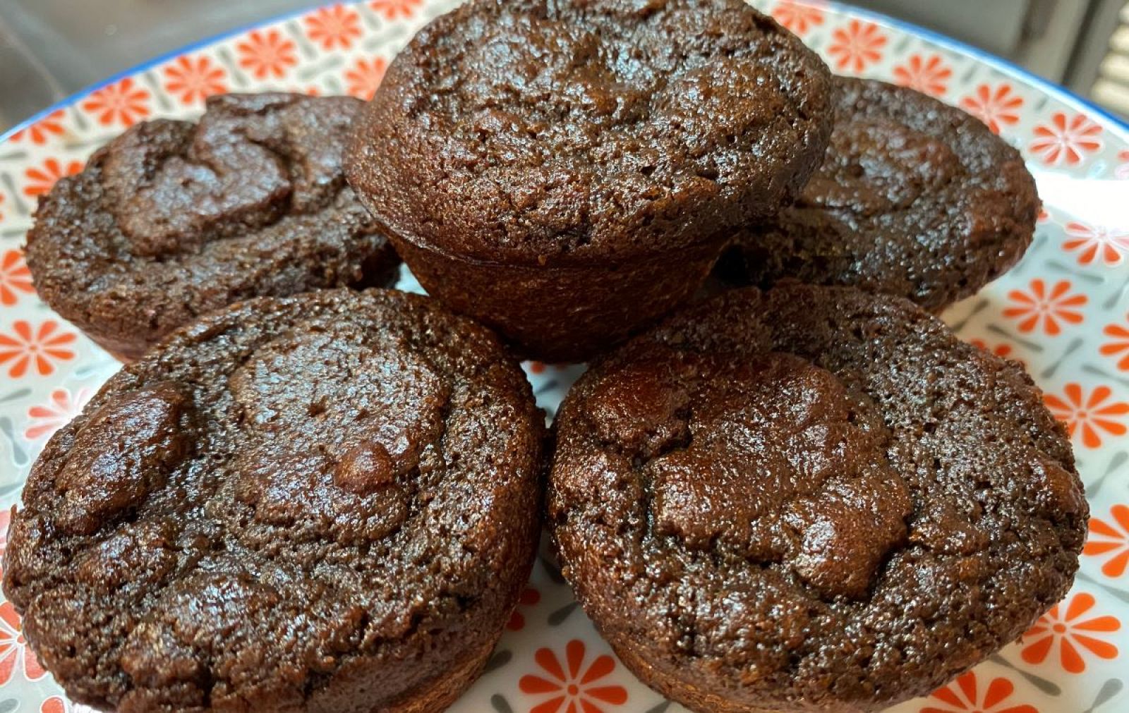 Magdalenas de chocolate y lentejas