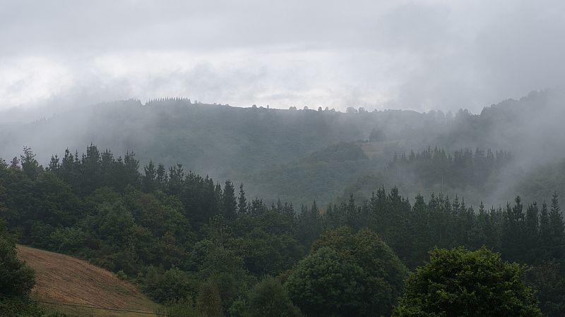 Intervalos nubosos y nubosidad de evolución en otras zonas de la mitad norte