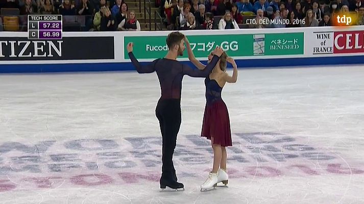 Los mejores momentos del deporte español - Campeonato del Mundo 2016. Programa libre danza