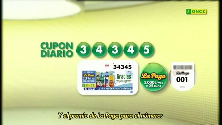 Sorteos ONCE - ONCE - 17/06/20