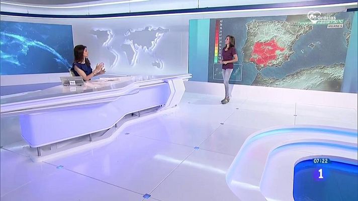 El tiempo - Ascenso de las temperaturas y chubascos en el Pirineo, la Comunidad Valenciana y Baleares