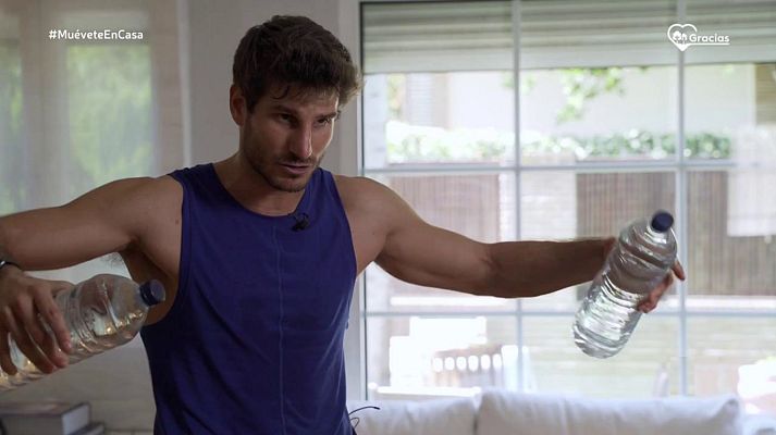 Muévete en casa - Programa 65 (Tábatas con abdomen, fuerza y cardio)