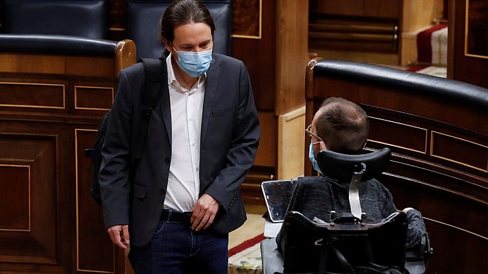 Telediario 1 - Unidas Podemos apoyará investigar a Felipe González por los GAL por "coherencia, principios y demanda social"