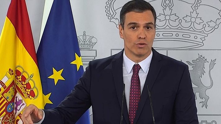 Telediario 1 - Sánchez hace balance del estado de alarma