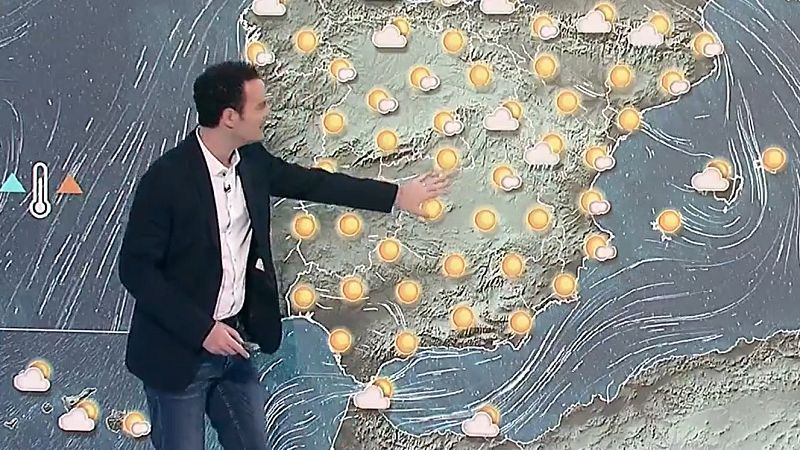 Cielo despejado y temperaturas muy altas en todo el país
