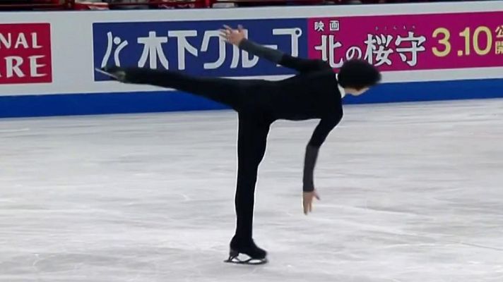 Los mejores momentos del deporte español - Patinaje artístico - Campeonato del mundo 2018. Programa libre masculino