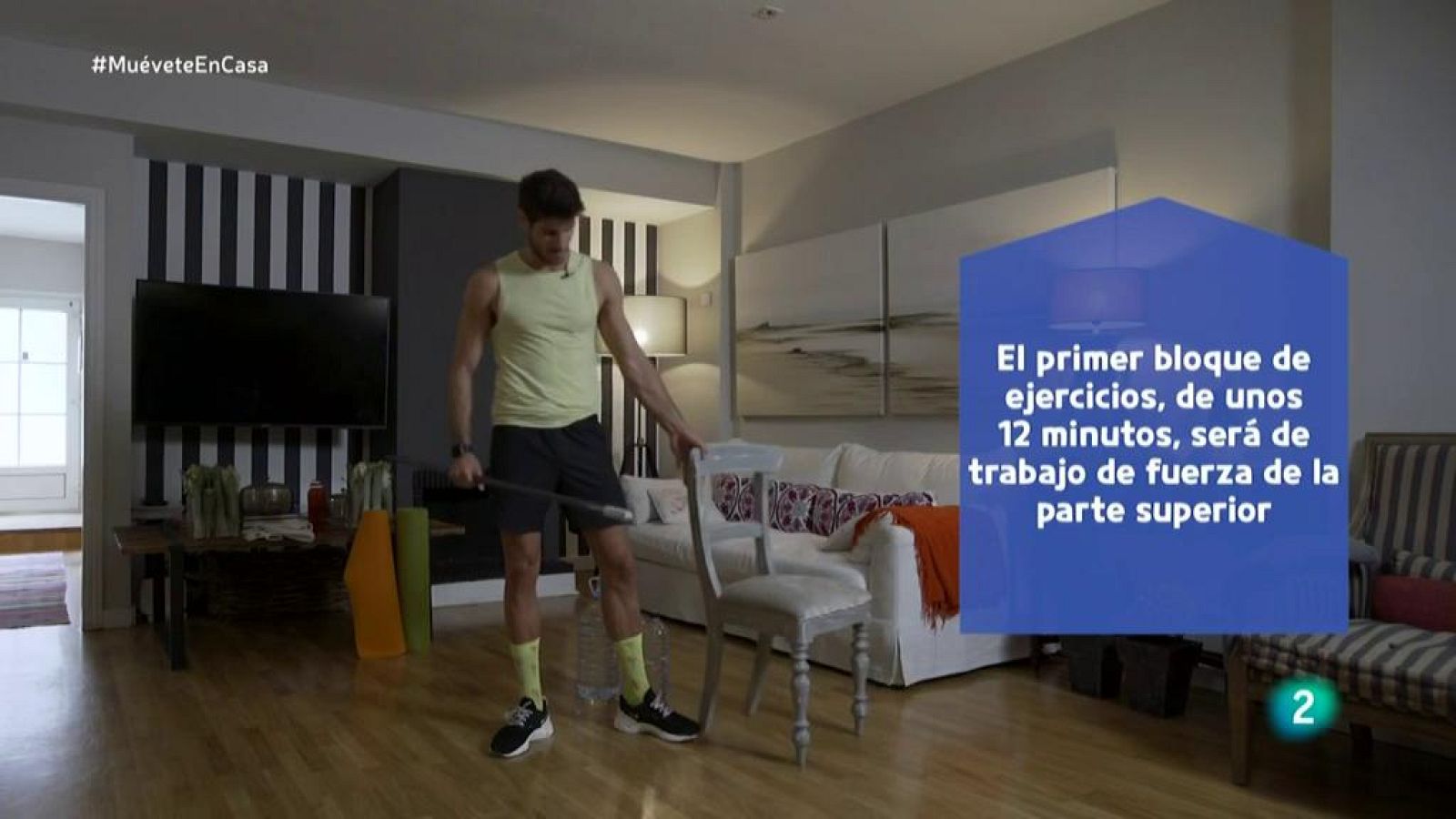 Muévete en casa - Bloque 1: Fuerza en brazos y pecho