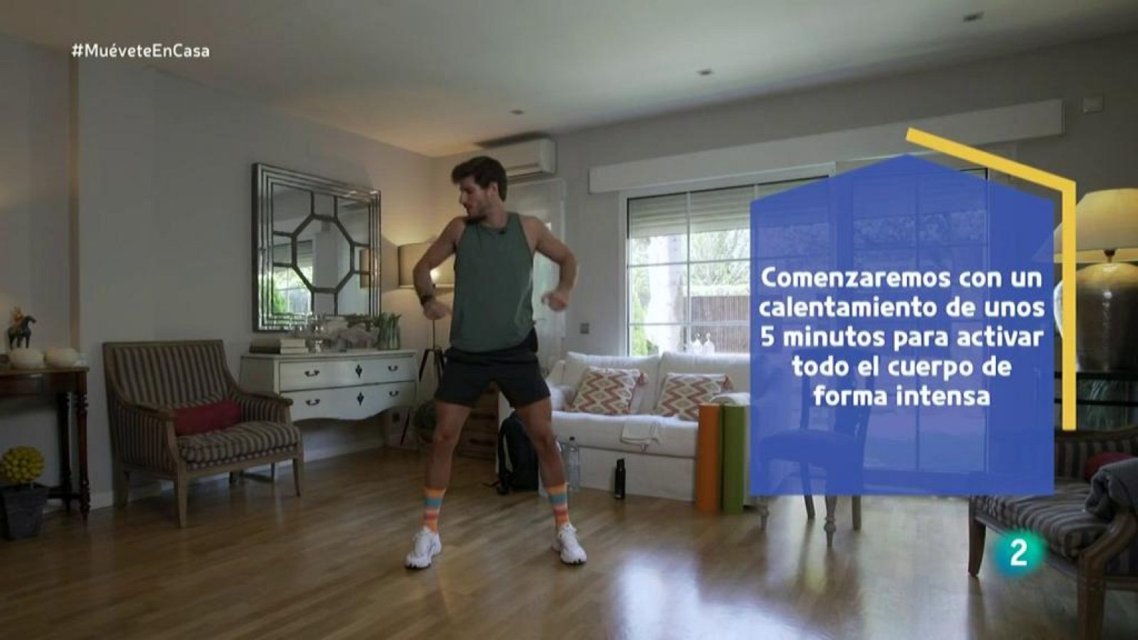 Muévete en casa - Calentamiento de gran trabajo - Muévete en casa | Ver