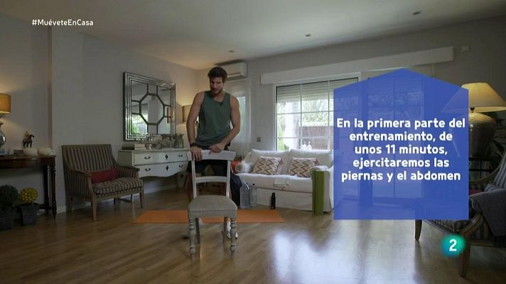 Muévete en casa - Pistols, sentadillas, lunges y crunches