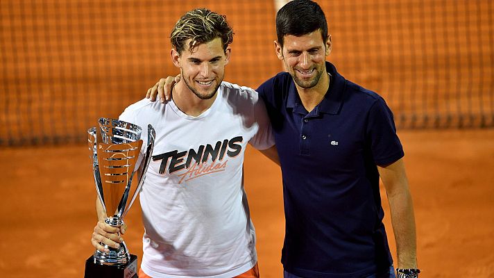 Telediario 1 - Thiem se disculpa por los excesos cometidos en el torneo de Djokovic