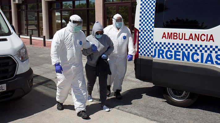 Telediario 1 - Huesca y Málaga, los focos de contagio que más preocupan