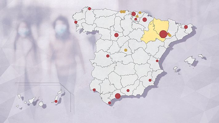 Telediario 1 - Los brotes en España siguen creciendo con más de 20 focos activos