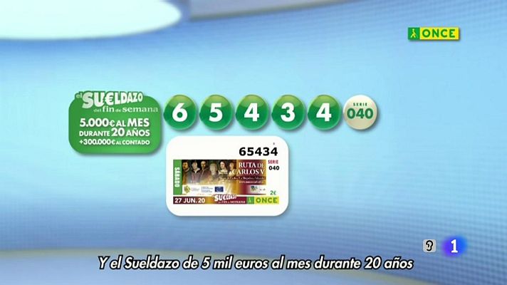 Sorteos ONCE - Sorteo ONCE - 27/06/20