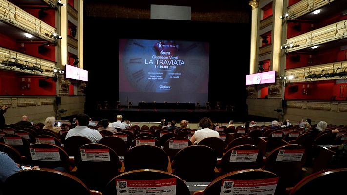 Telediario 1 - El Teatro Real vuelve el 1 de julio con La Traviata de Verdi