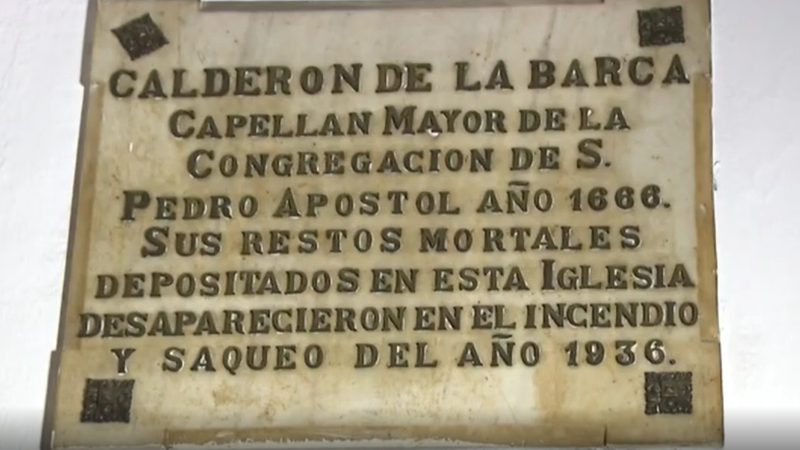 Científicos confían en hallar la urna con los restos de Calderón de la Barca en julio desaparecidos por la Guerra Civil - RTVE.es - Telediario 1 | Ver