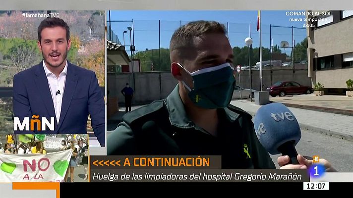 La mañana - Un guardia civil salva la vida a un bebé y será su padrino