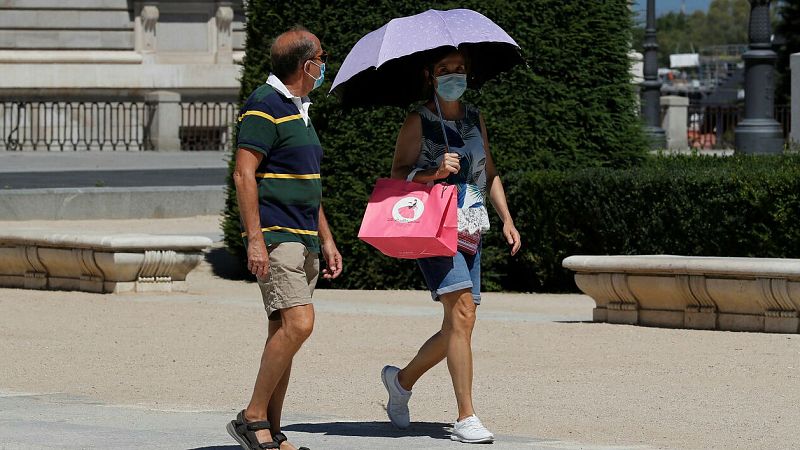 El calor pone en alerta a buena parte de la península española - RTVE.es - Telediario 1 | Ver