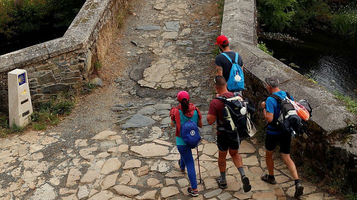 Telediario 1 - El camino de Santiago da sus primeros pasos