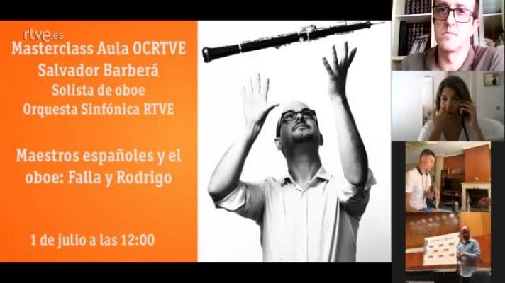 Orquesta y Coro de RTVE - Masterclass Aula OCRTVE Salvador Barberá 1 de julio 2020