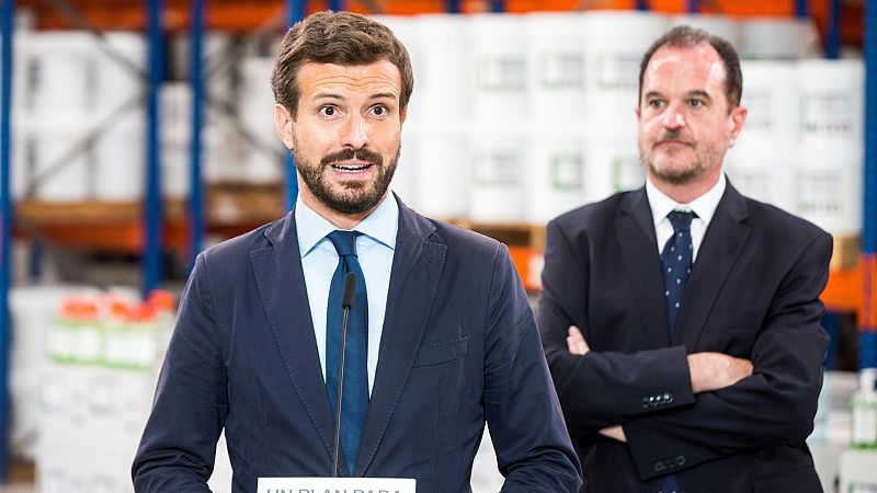 Casado e Iturgaiz acusan a Urkullu de mantener a Iglesias y a su política fiscal en el Gobierno