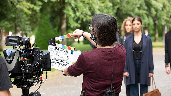 Telediario 1 - Así ha sido el comienzo del rodaje de 'Ana Tramel. El juego'