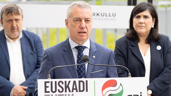 Telediario 1 - Urkullu promete no subir los impuestos y Mendia le pide aclarar si pactará con Bildu "proyectos de ruptura"