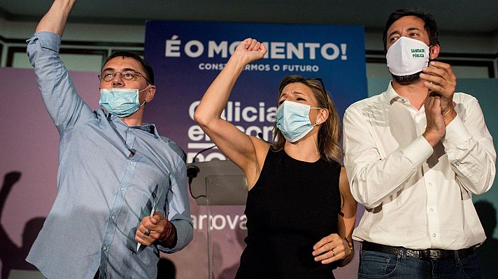 Telediario 1 - Elecciones gallegas: La agenda electoral se aprieta antes del desembarco de líderes nacionales