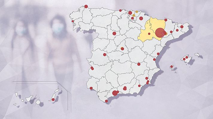 Telediario 1 - Lleida acumula nueve brotes de coronavirus