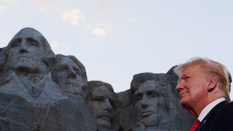 Trump abre la celebración del Día de la Independencia con la defensa de los monumentos de EE.UU.