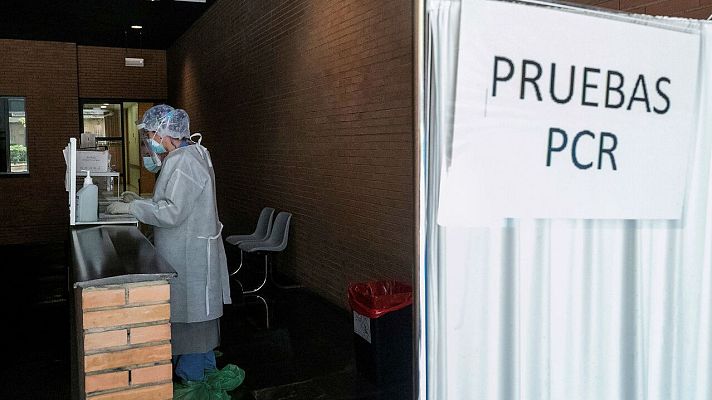 Telediario 1 - Las clínicas privadas aumentan las peticiones de PCR