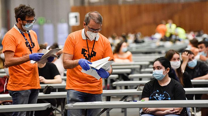 La mañana - Así es la EVAU de la nueva normalidad en Madrid