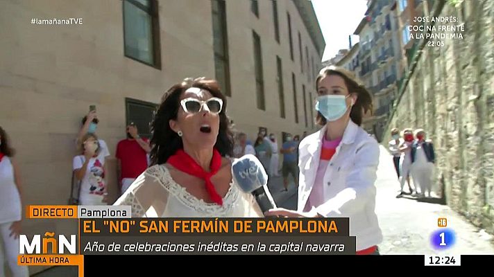 La mañana - El siete de julio más atípico en Pamplona sin sanfermines