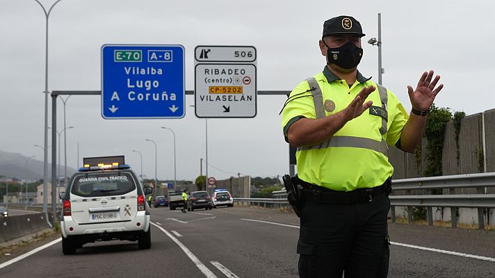 Telediario 1 - Elecciones gallegas: Feijóo llama a votar y rechaza que se meta "miedo" a los votantes