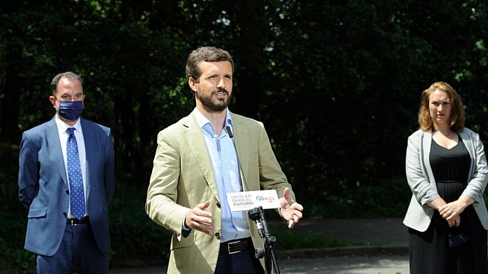 Telediario 1 - Los candidatos en las elecciones vascas aprovechan los últimos días de campaña para captar a los indecisos