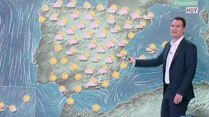 La Aemet prevé fuertes chubascos y tormentas en diversas zonas de la Península