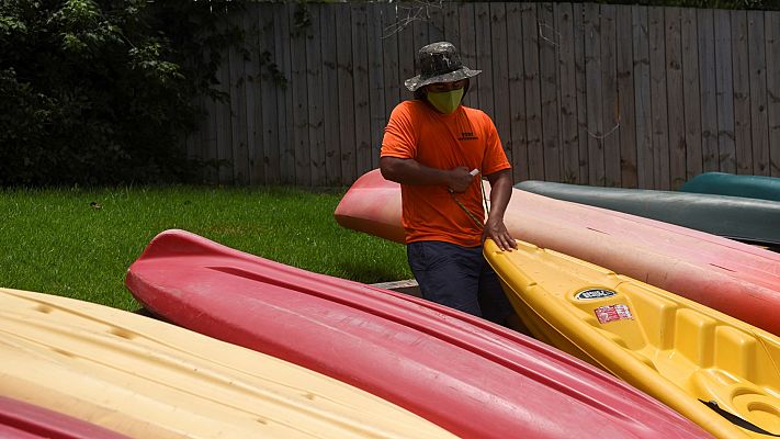 Telediario 1 - Los peligros de montar en kayak