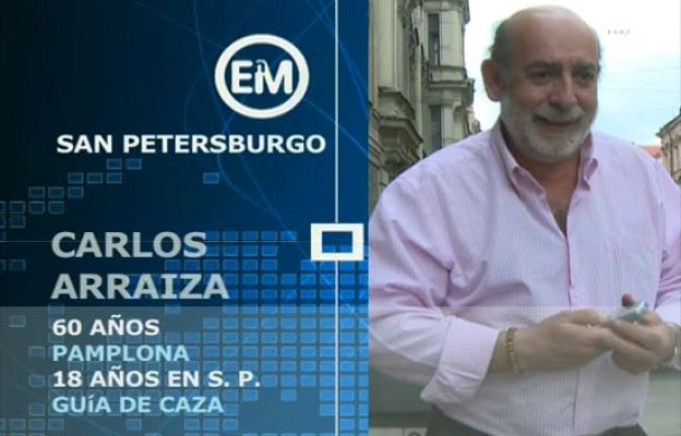 Españoles en el mundo - San Petersburgo - Carlos