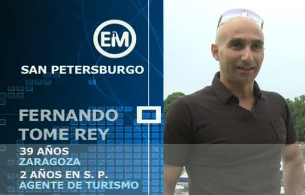 Españoles en el mundo - San Petersburgo - Fernando