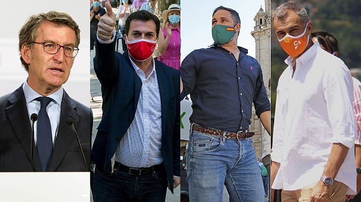Telediario 1 - Elecciones gallegas: Los candidatos apuran la campaña pidiendo la máxima movilización