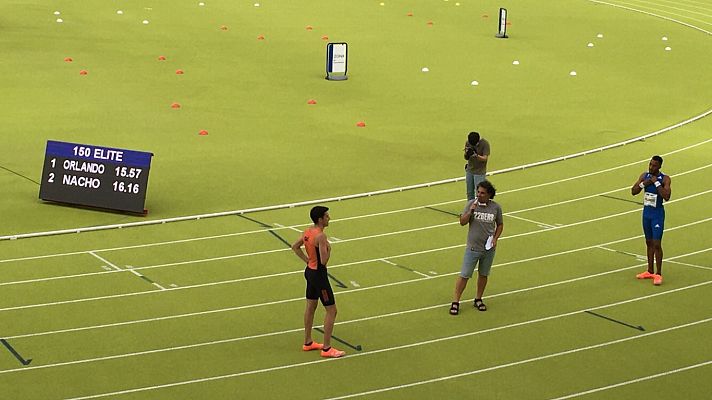 Telediario 1 - Ortega, "muy feliz" tras exhibir su velocidad en el regreso a las pistas