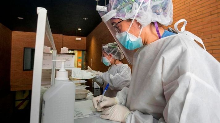 Telediario 1 - Detectados 23 nuevos casos de coronavirus en Tudela tras la celebración de una boda