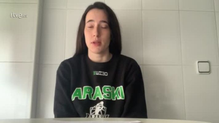 Baloncesto en RTVE - Cristina Molinuevo renueva con el Araski: "El objetivo es la permanencia"