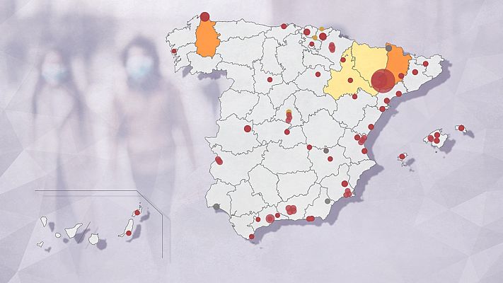 Telediario 1 - Multas y mascarillas ante el aumento de brotes de coronavirus en España