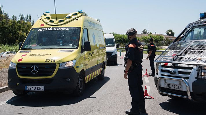 Telediario 1 - L'Hospitalet registra un brote con más de cien casos de COVID-19