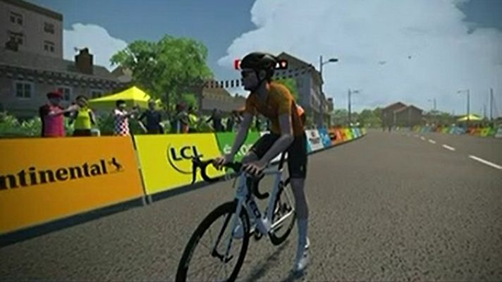 Tour de Francia - Matteo Dal-Cin gana la tercera etapa del Tour virtual